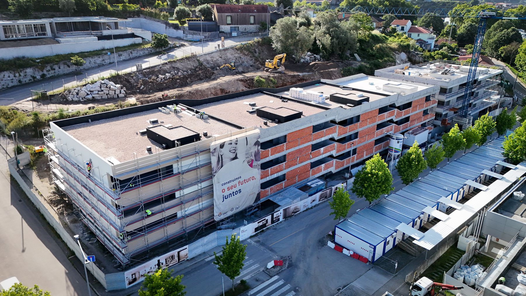 JAF Construções site – aerial view