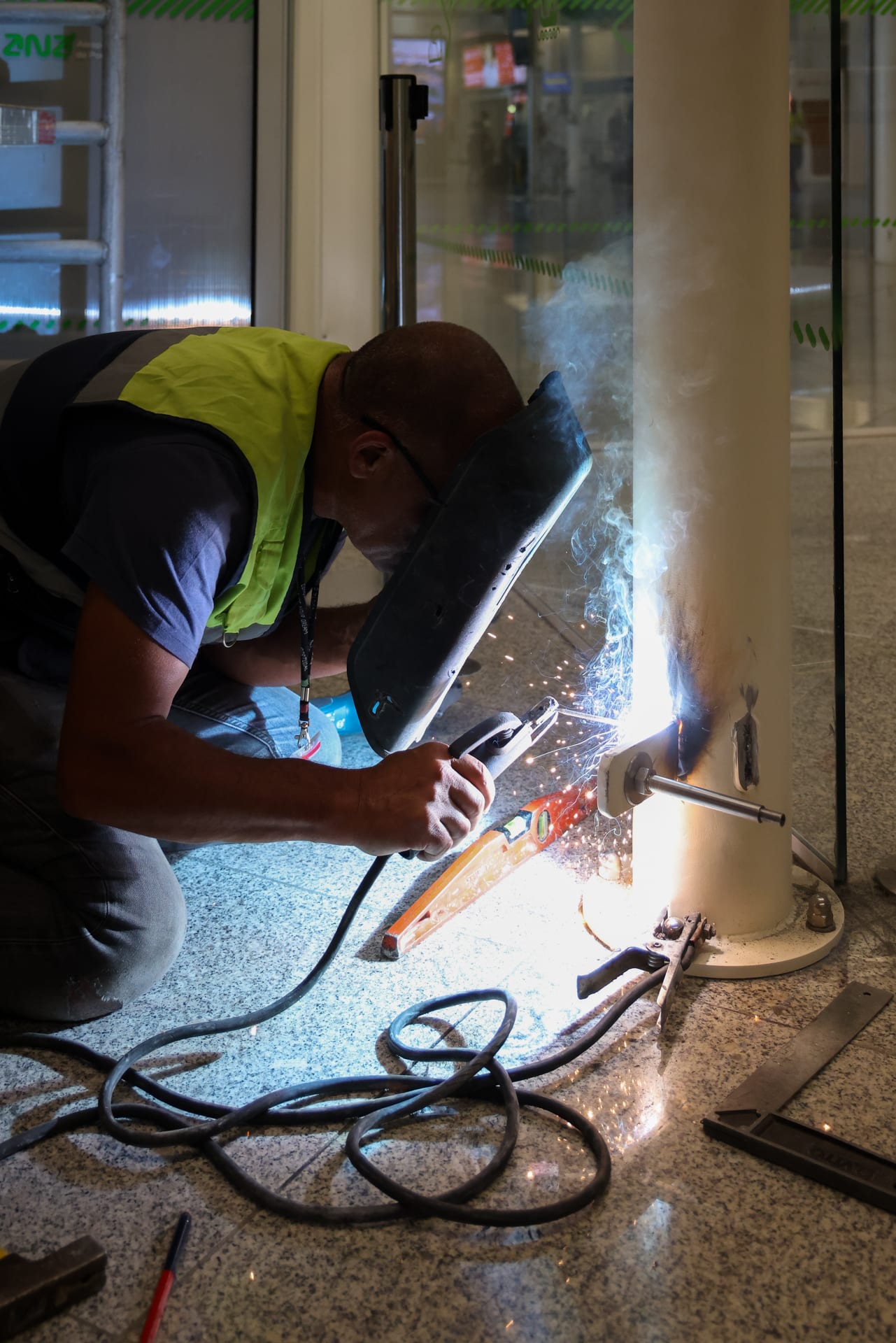 Welding work – JAF Construções team