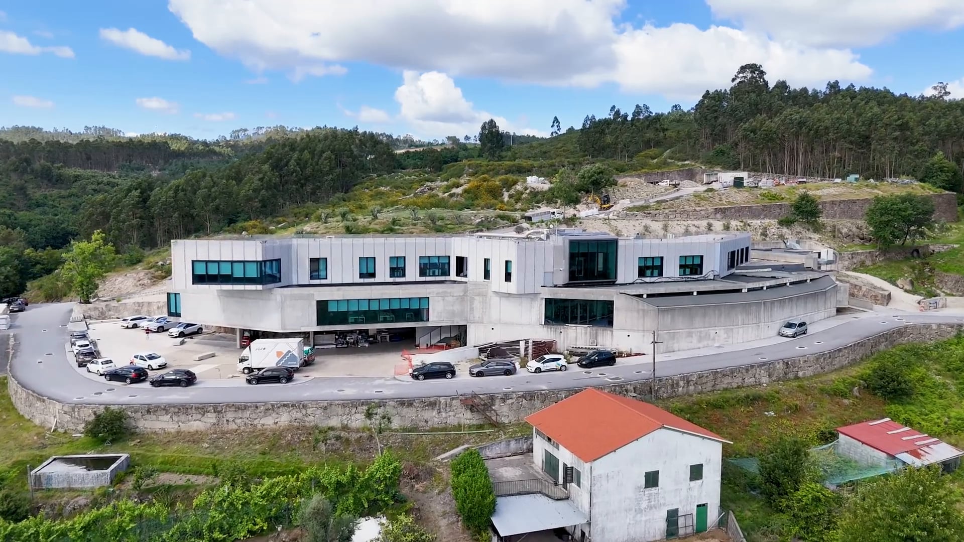Grupo JAF head office, aerial view