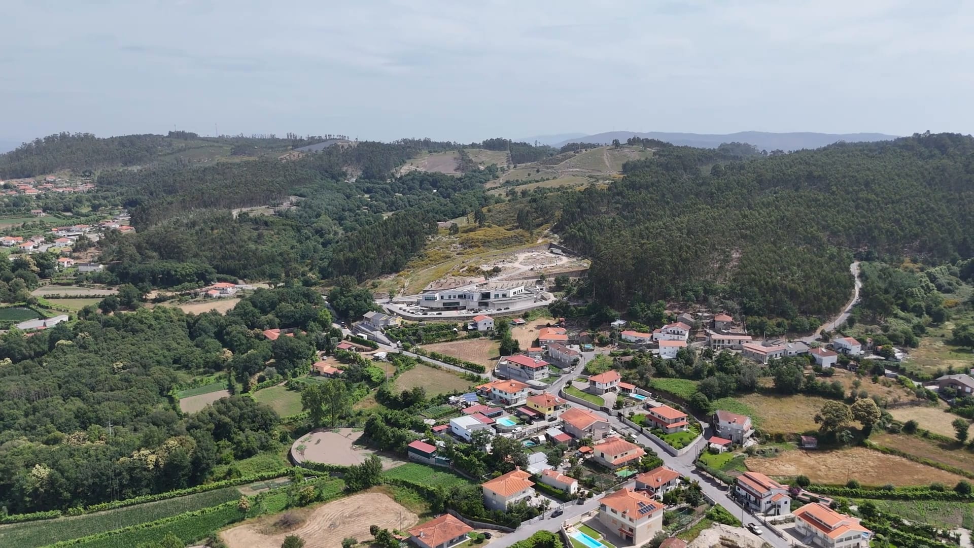 Aerial view of a Grupo JAF facility
