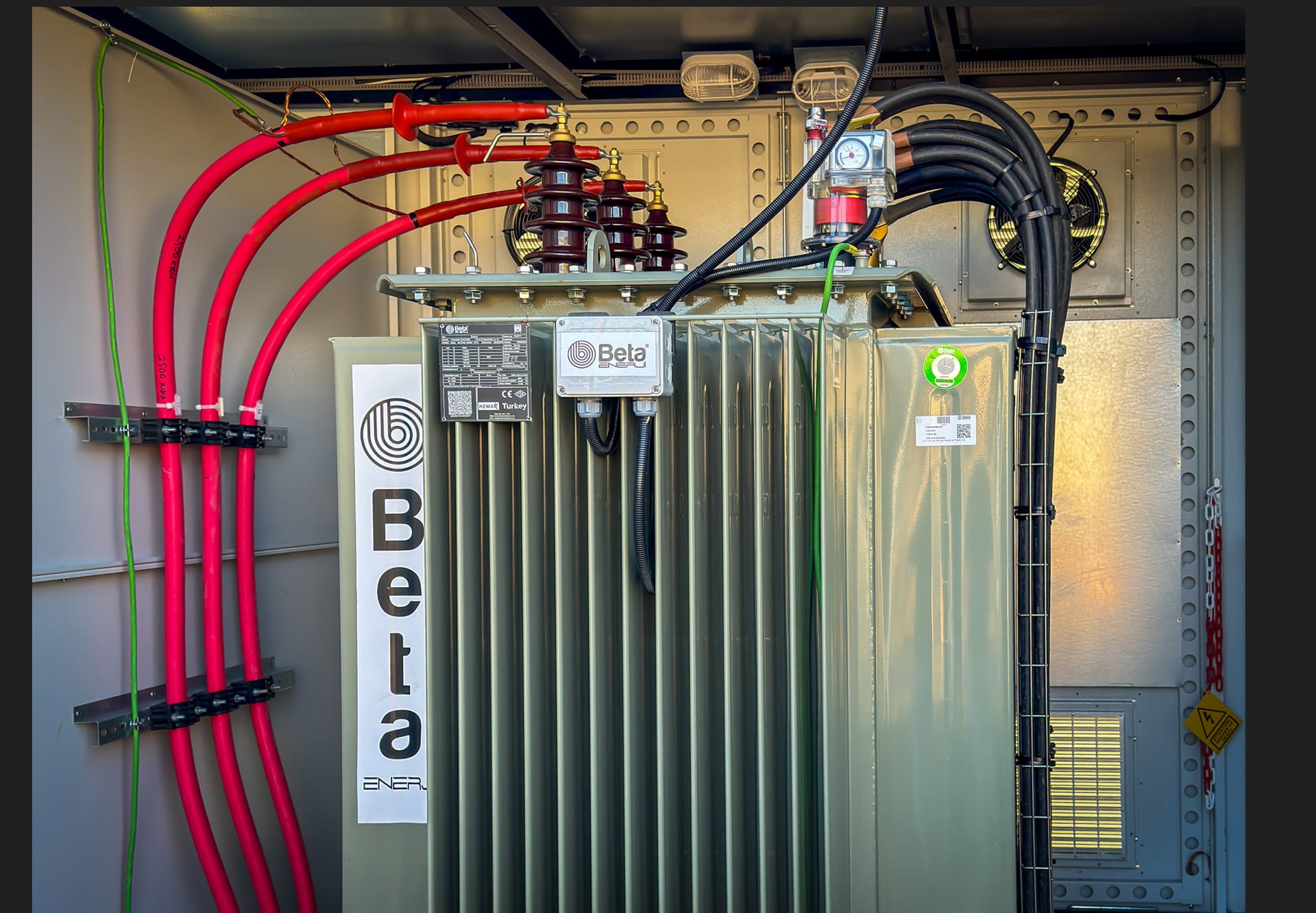 Substation and medium-voltage connections
